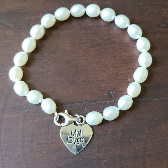 Helzberg Sterling and Freshwater Pearl Bracelet - Picture 2 of 4